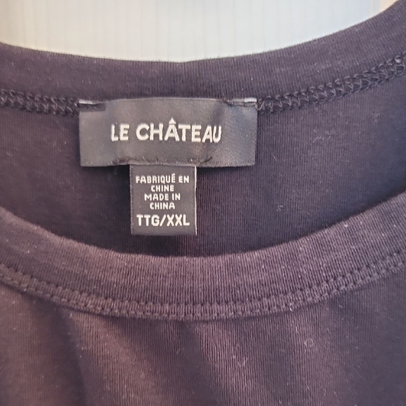 Le Chateau Classic Black Tank Top - Picture 3 of 3